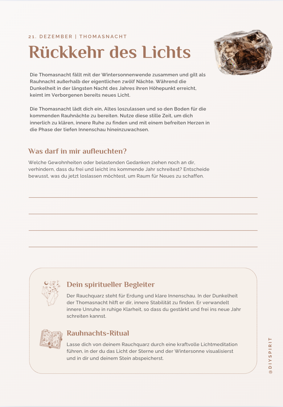 Crystal Year Online-Kurs - DIY SPIRIT #