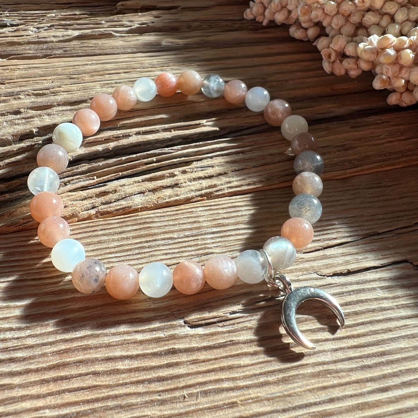 Moon Mondstein Kugelarmband