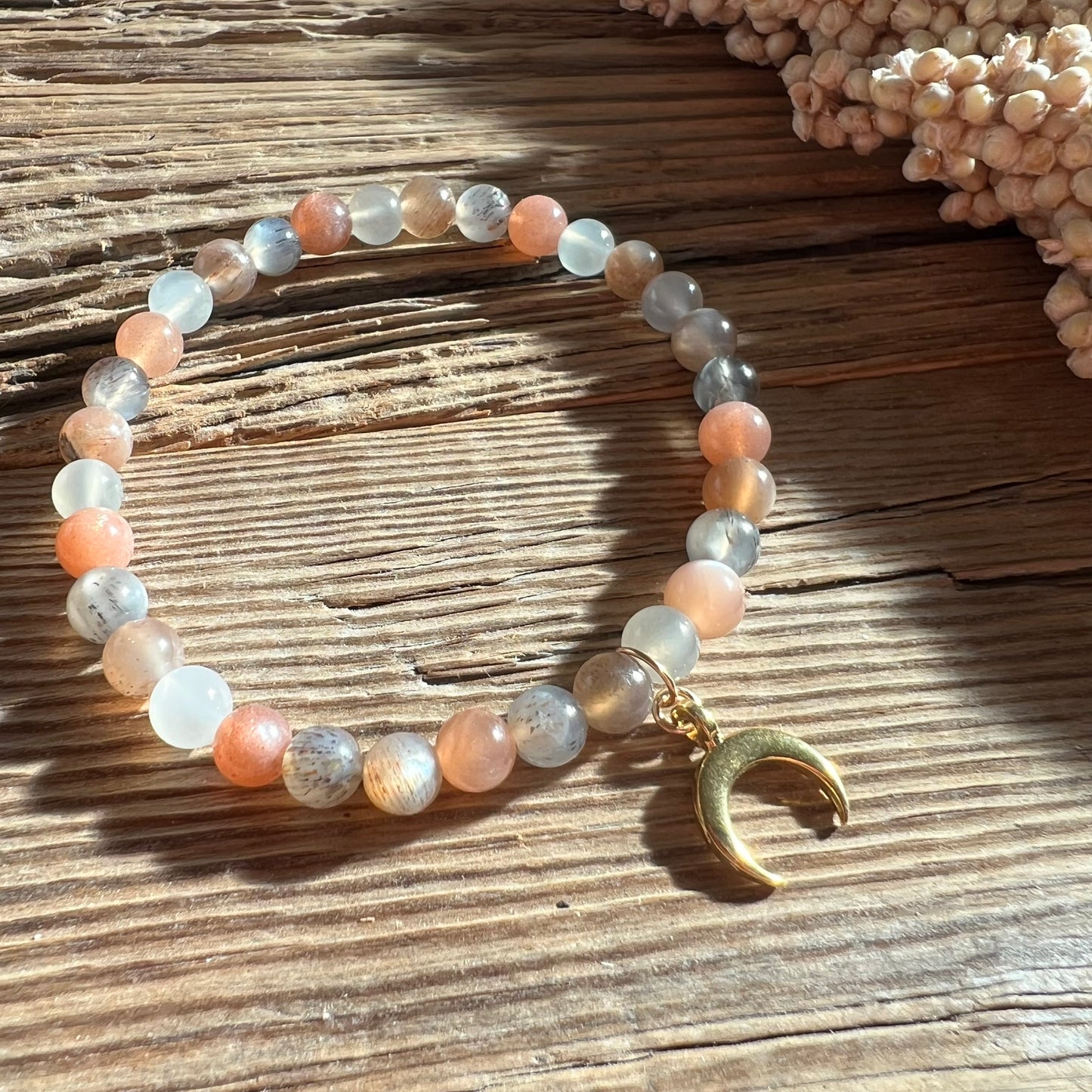 Moon Mondstein Kugelarmband