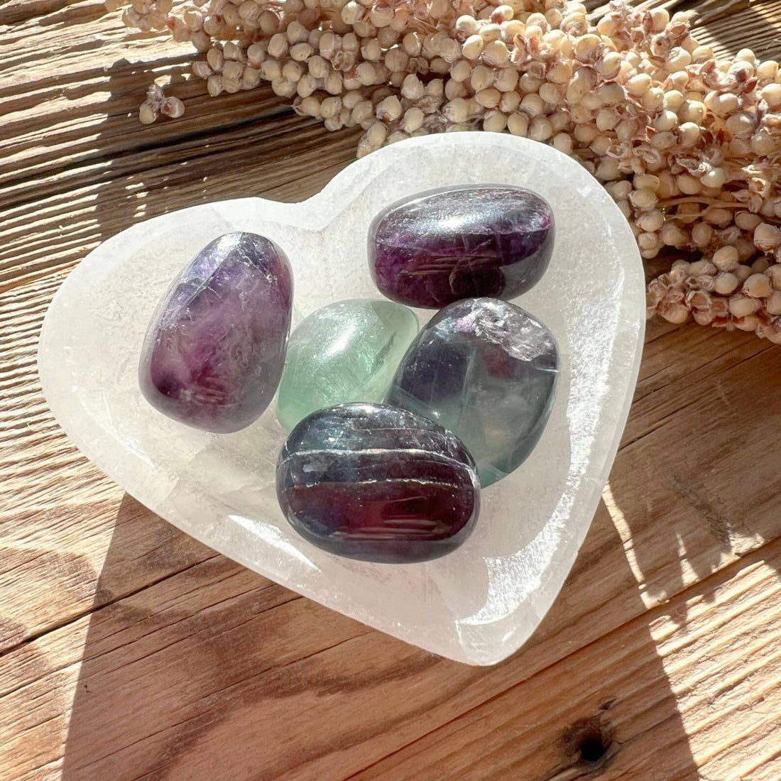 Selenit Schale (Herz) - DIY SPIRIT