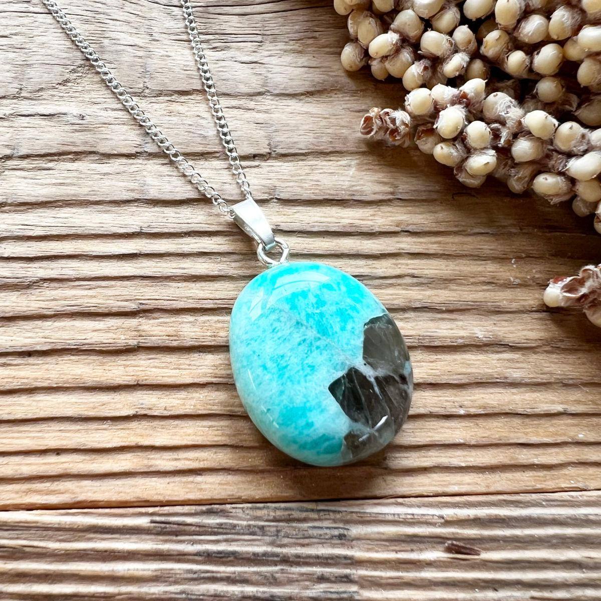 Amazonit Halskette - DIY SPIRIT #