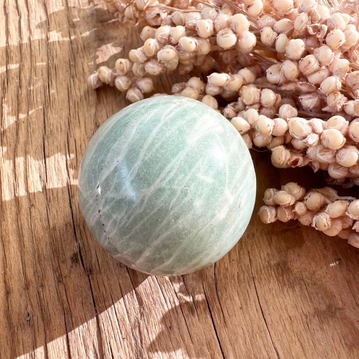 Amazonit Kugel - DIY SPIRIT