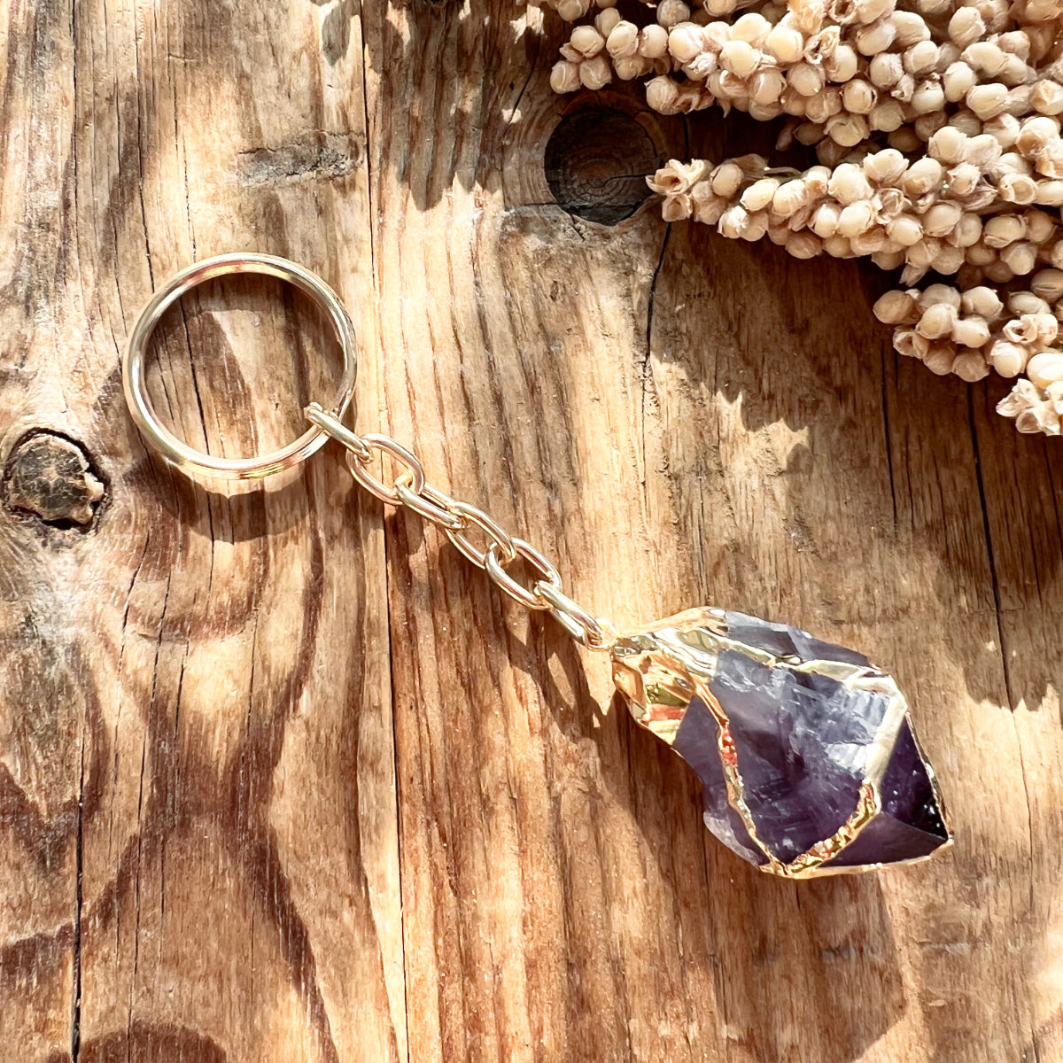 Amethystspitze Taschenanhänger - DIY SPIRIT #