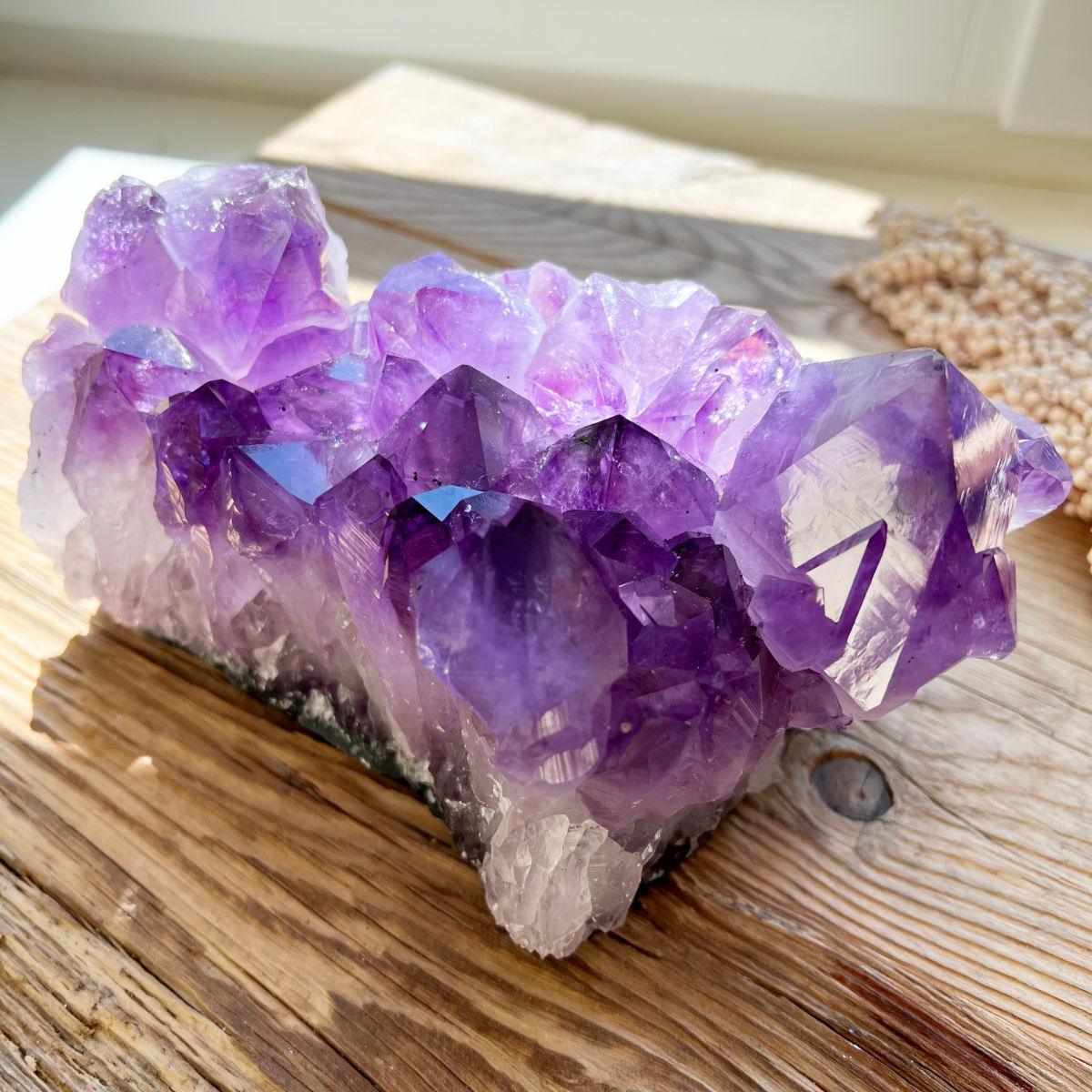 Amethyst Stufe (Super Extra Qualität, Unikate)