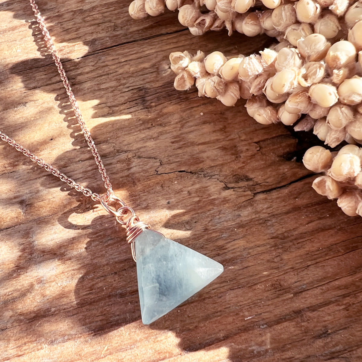 Aquamarin Sun Halskette - DIY SPIRIT #