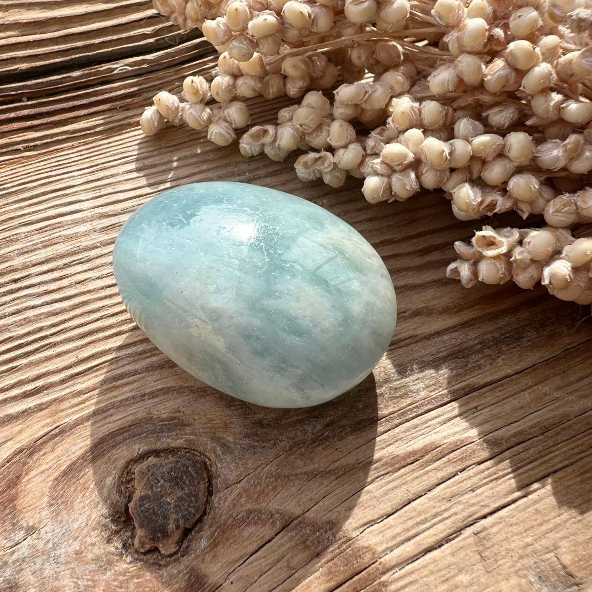 Aquamarin Trommelstein - DIY SPIRIT #