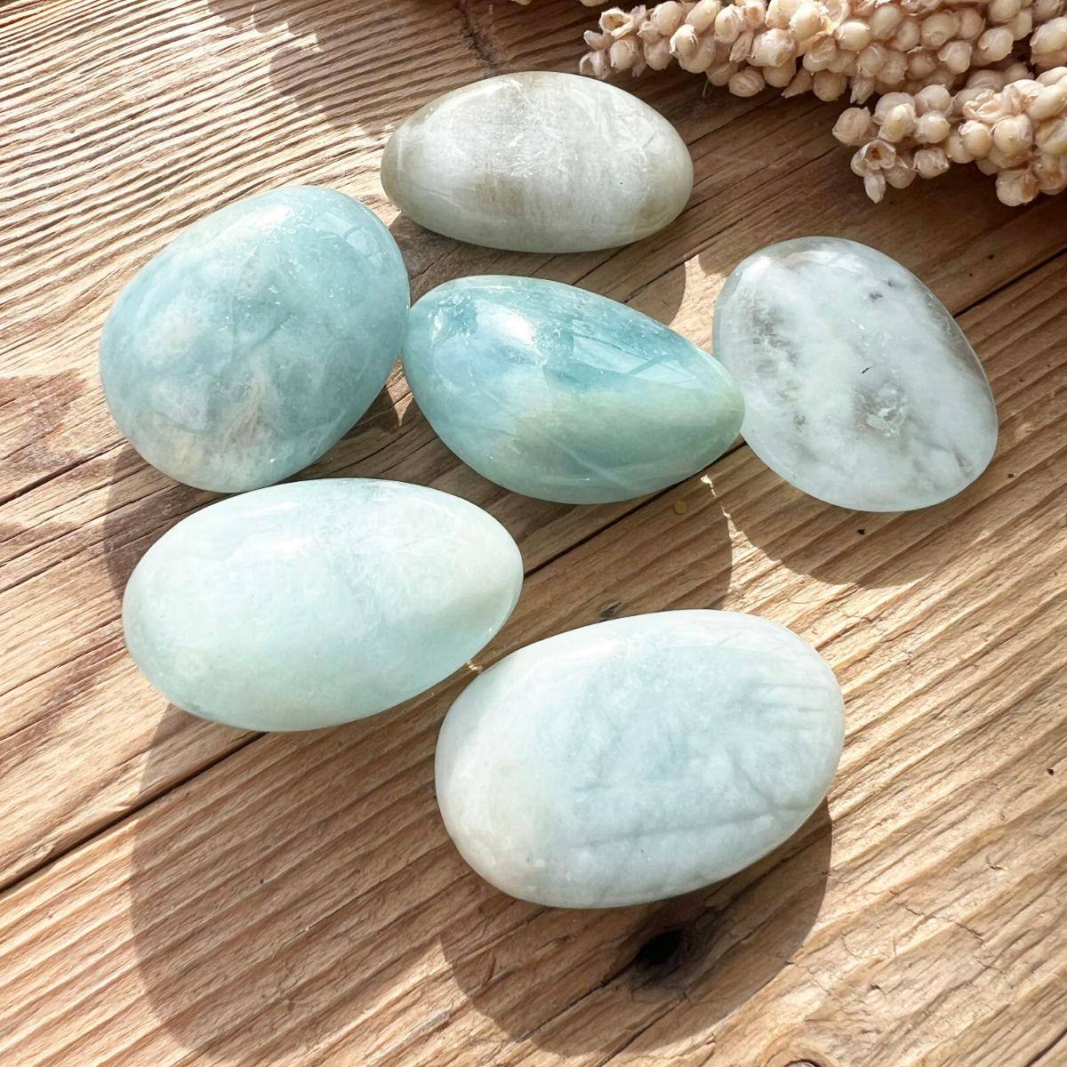 Aquamarin Trommelstein - DIY SPIRIT #
