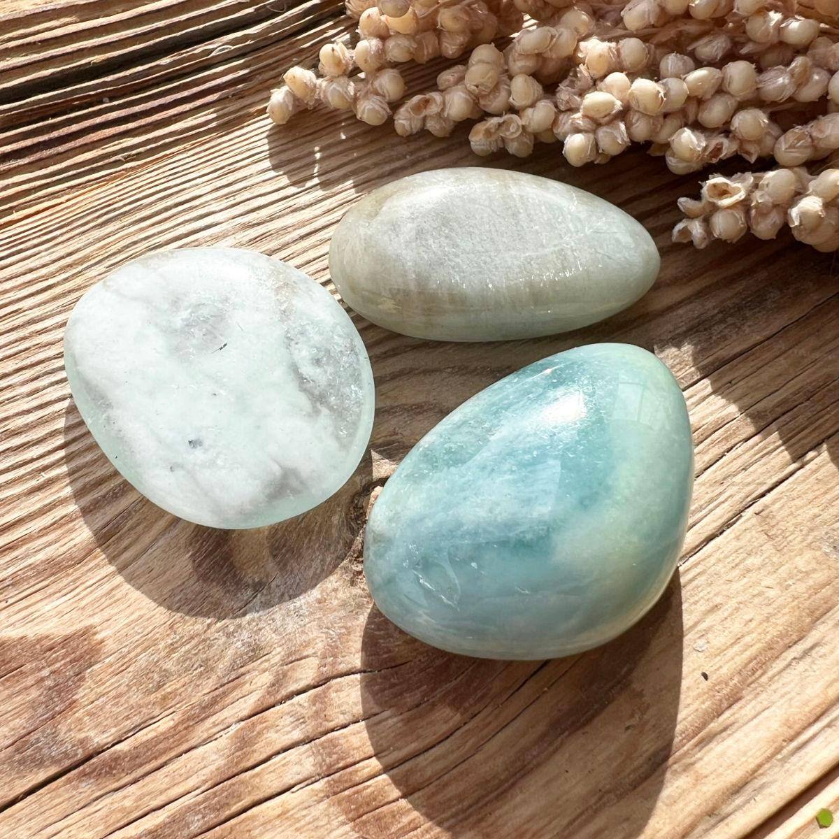 Aquamarin Trommelstein - DIY SPIRIT #