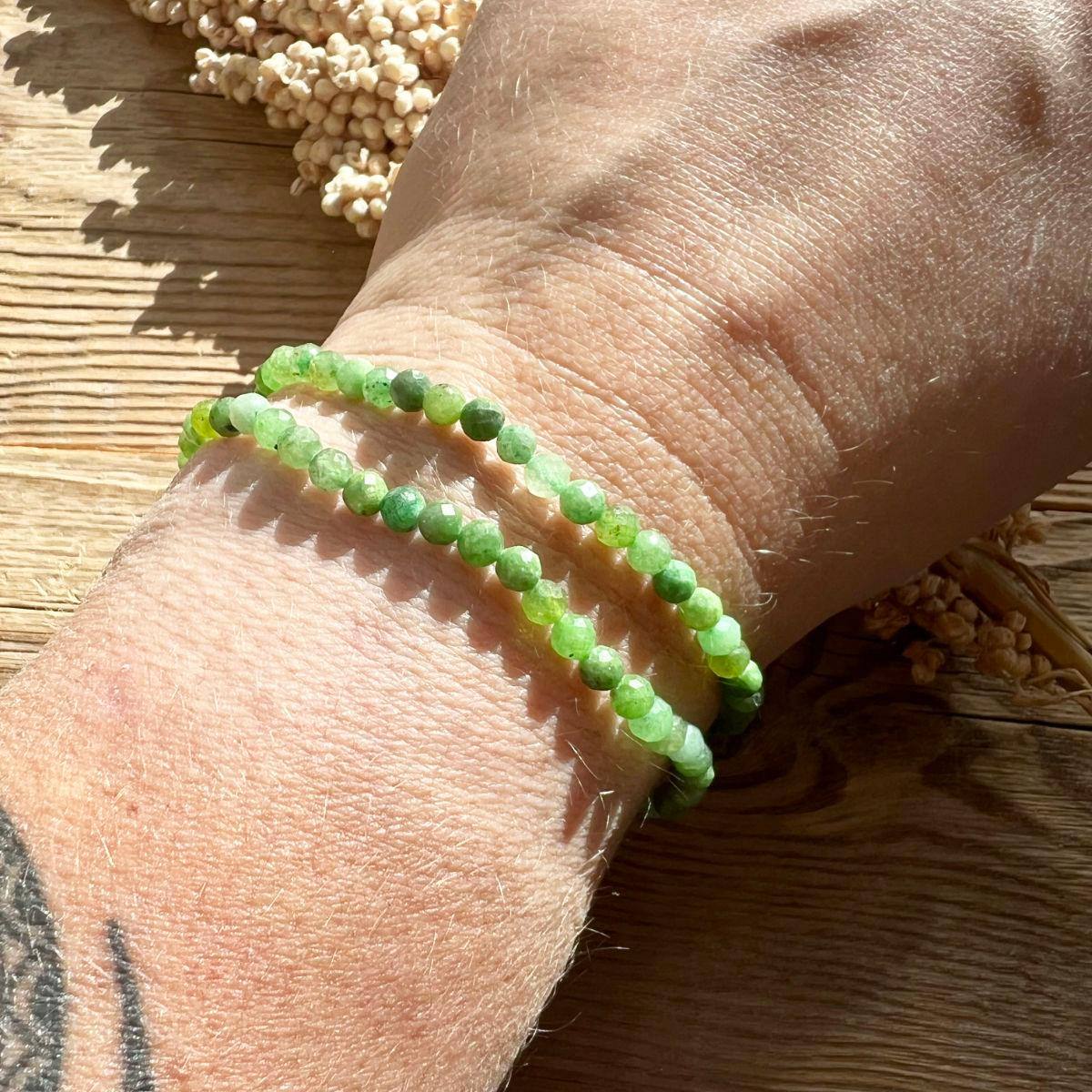 Chrysopras Armband