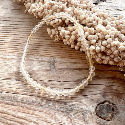 Citrin (gebr.) Armband - DIY SPIRIT #