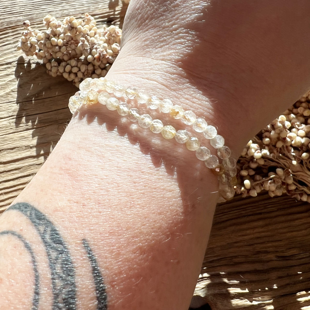 Rutilquarz Armband - DIY SPIRIT #