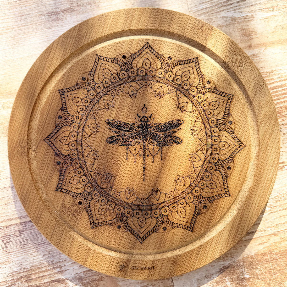 bambus libelle balance Awake Crystal Grid Board – Mandala & Libelle – DIY SPIRIT