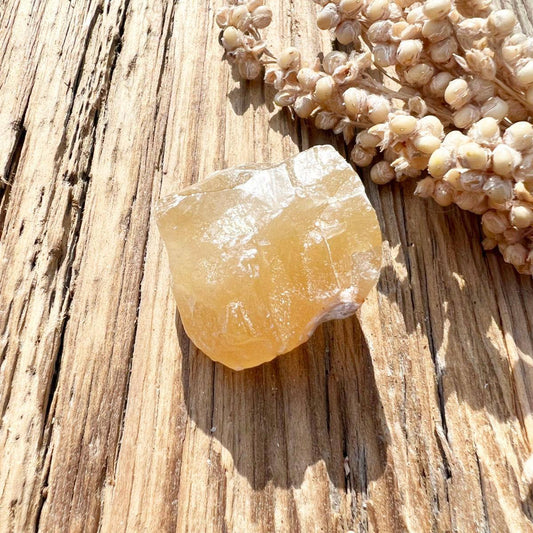 Calcit (Honig) Rohstein - DIY SPIRIT