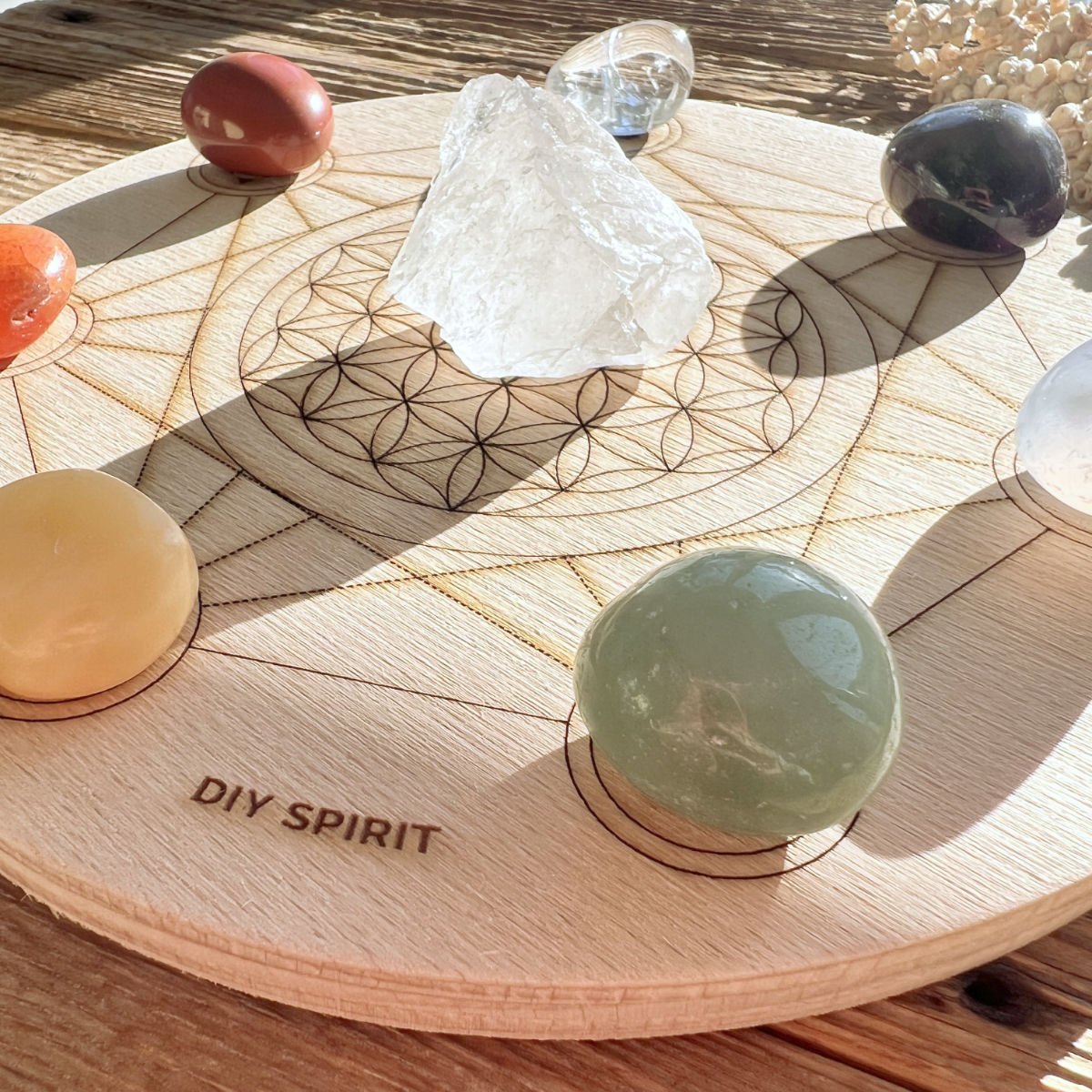 Chakra Trommelstein-Set - DIY SPIRIT #