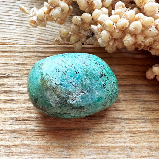 Chrysokoll Trommelstein - DIY SPIRIT #