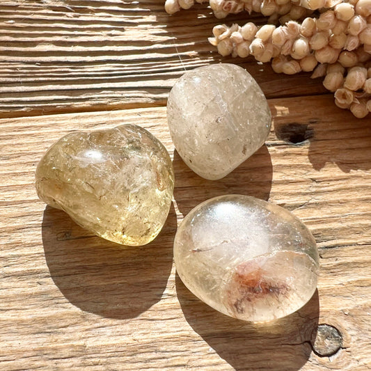 Citrin (Natur) Trommelstein - DIY SPIRIT #