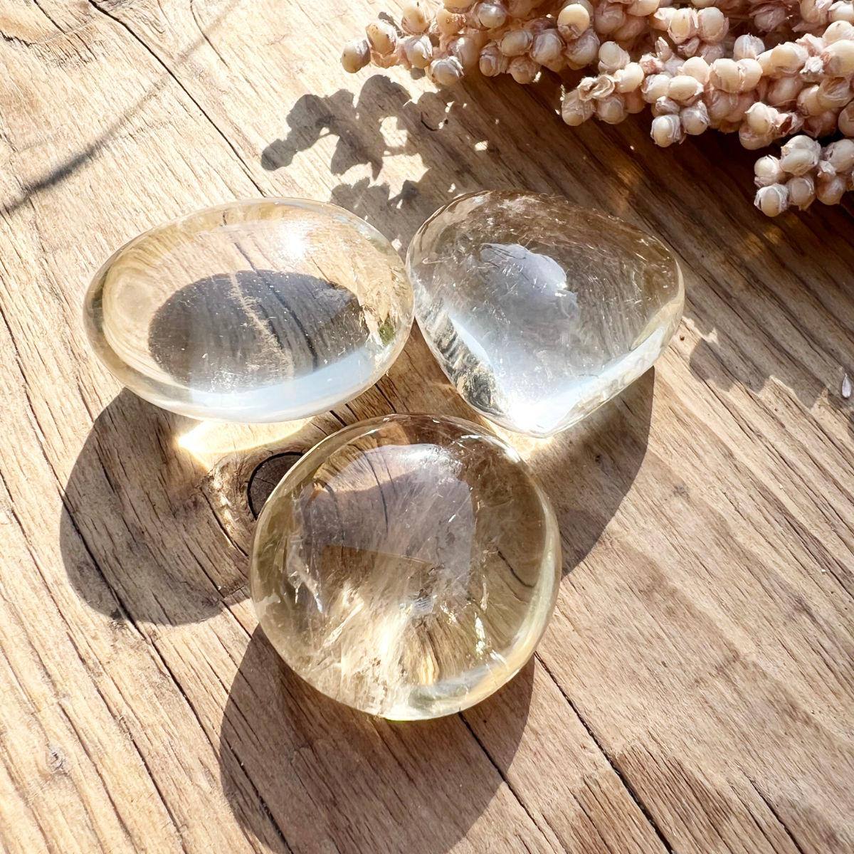 Citrin (Natur) Trommelstein - DIY SPIRIT
