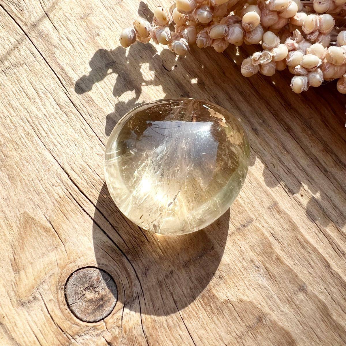 Citrin (Natur) Trommelstein - DIY SPIRIT