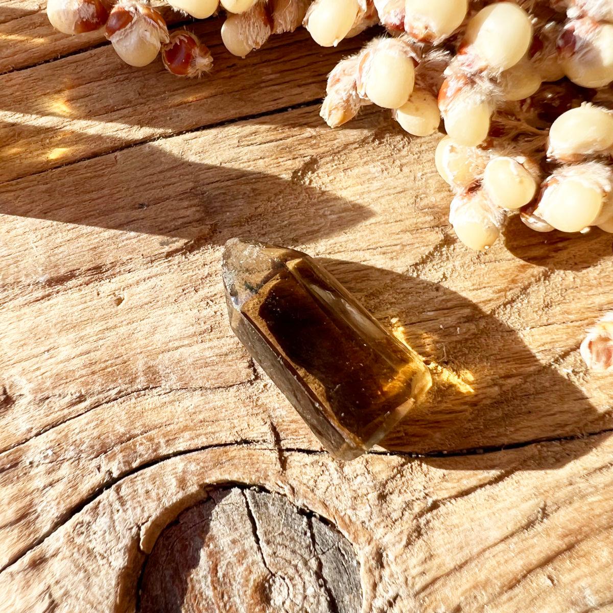 Citrin (Natur) Mini-Spitze