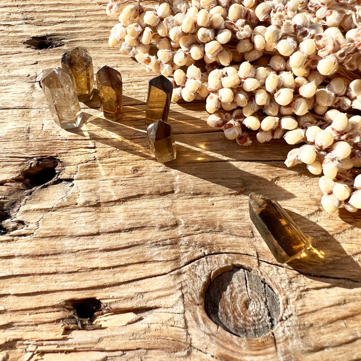 Citrin (Natur) Mini-Spitze