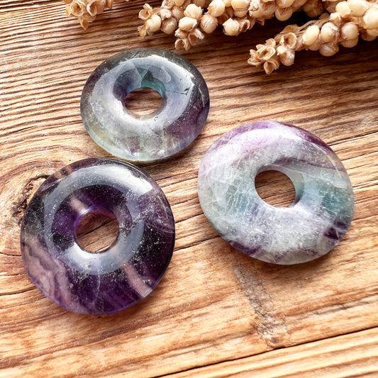 Fluorit Donut-Anhänger