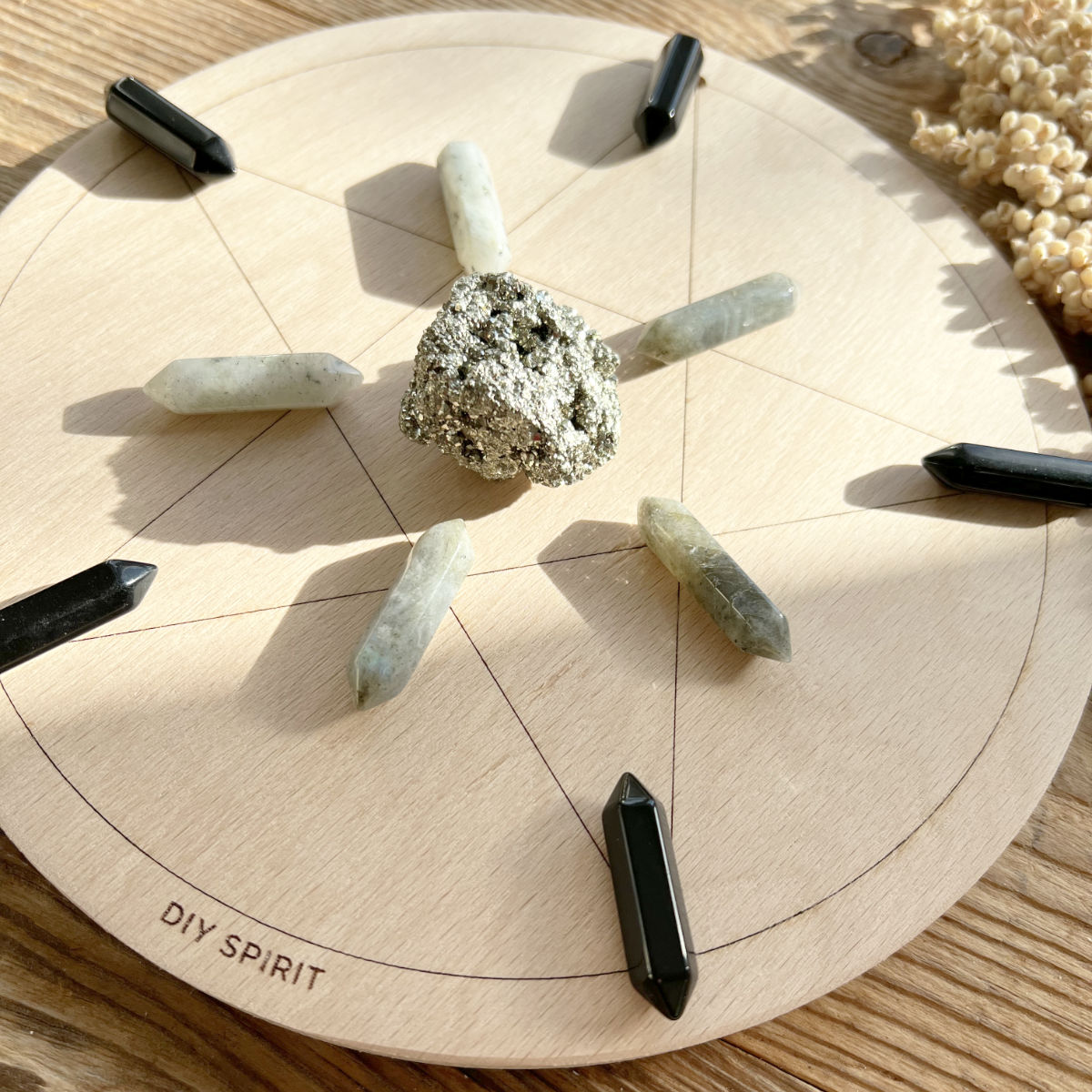 Labradorit Doppelender - DIY SPIRIT #