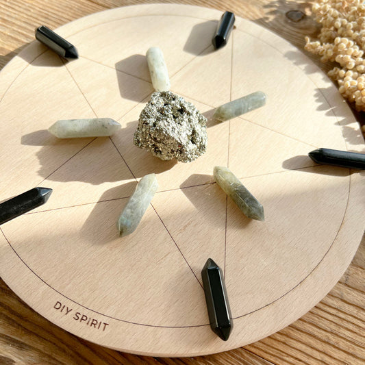 Labradorit Doppelender - DIY SPIRIT #