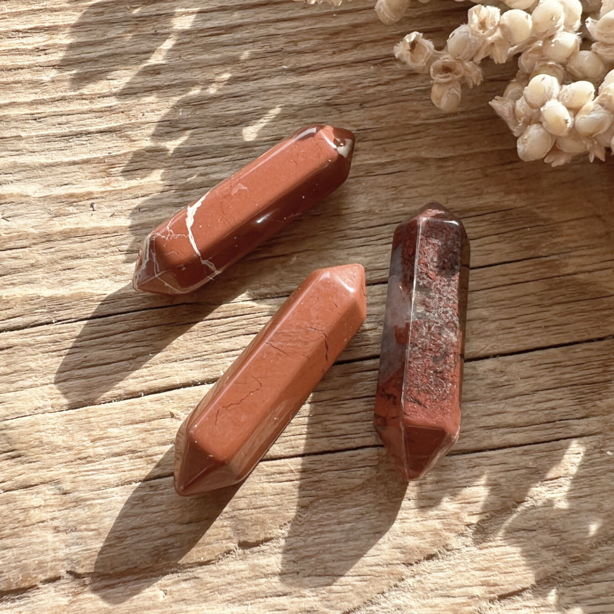 Roter Jaspis Doppelender - DIY SPIRIT #