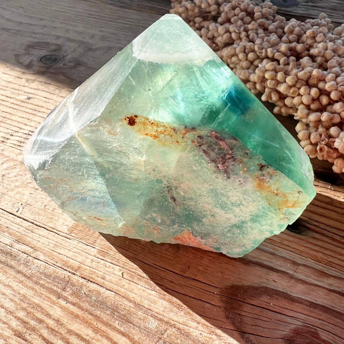 Fluorit Spitze (halbpoliert) - DIY SPIRIT