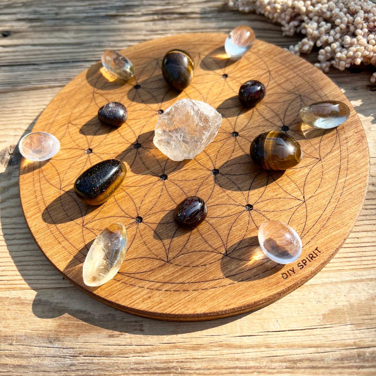 Litha Crystal Grid Set - DIY SPIRIT