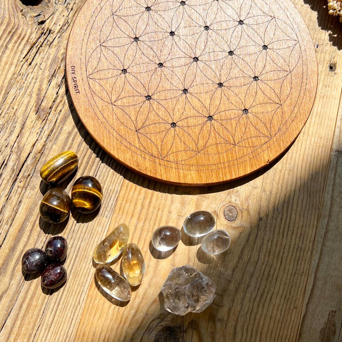 Litha Crystal Grid Set - DIY SPIRIT
