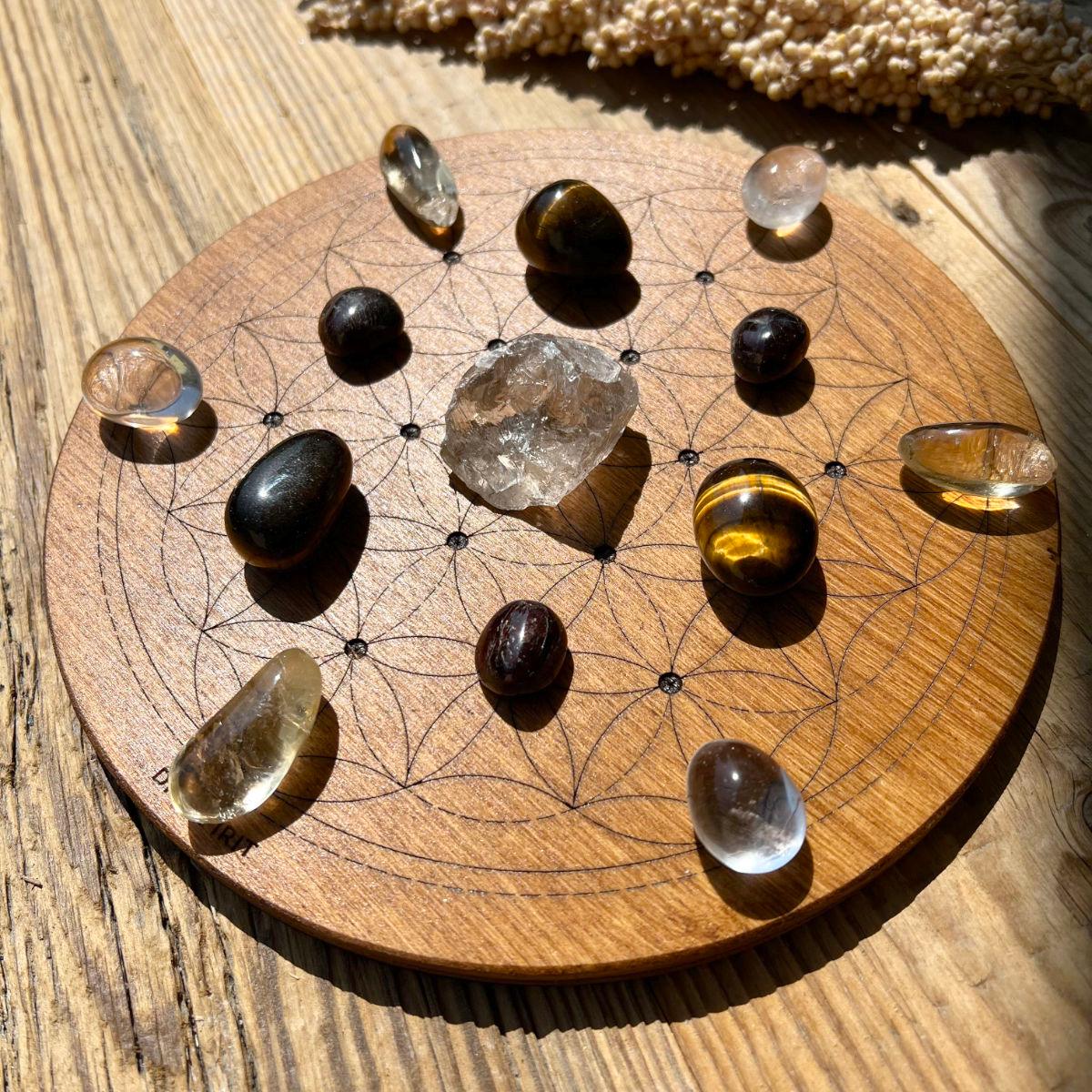 Litha Crystal Grid Set - DIY SPIRIT