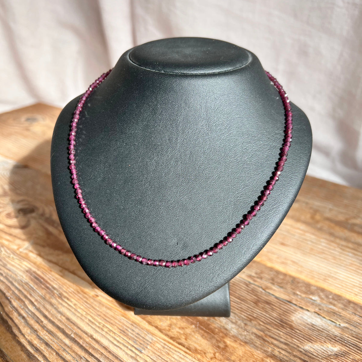 Granat Perlenkette - DIY SPIRIT #