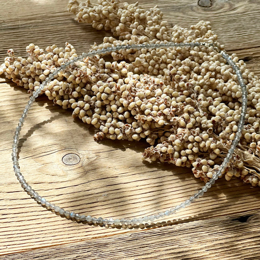Labradorit Perlenkette - DIY SPIRIT #