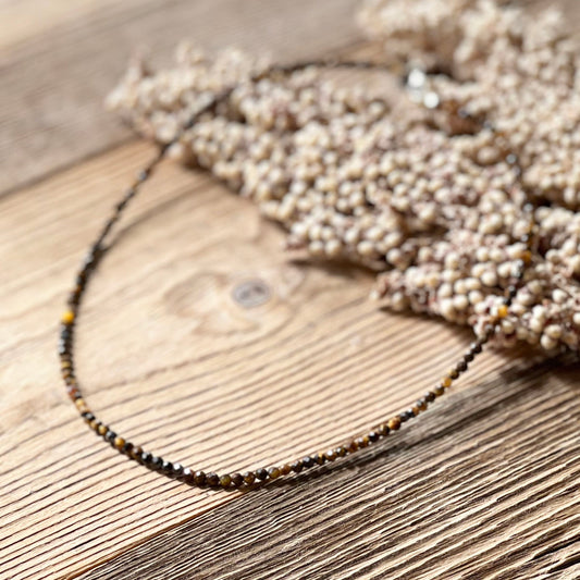 Tigerauge Perlenkette - DIY SPIRIT #