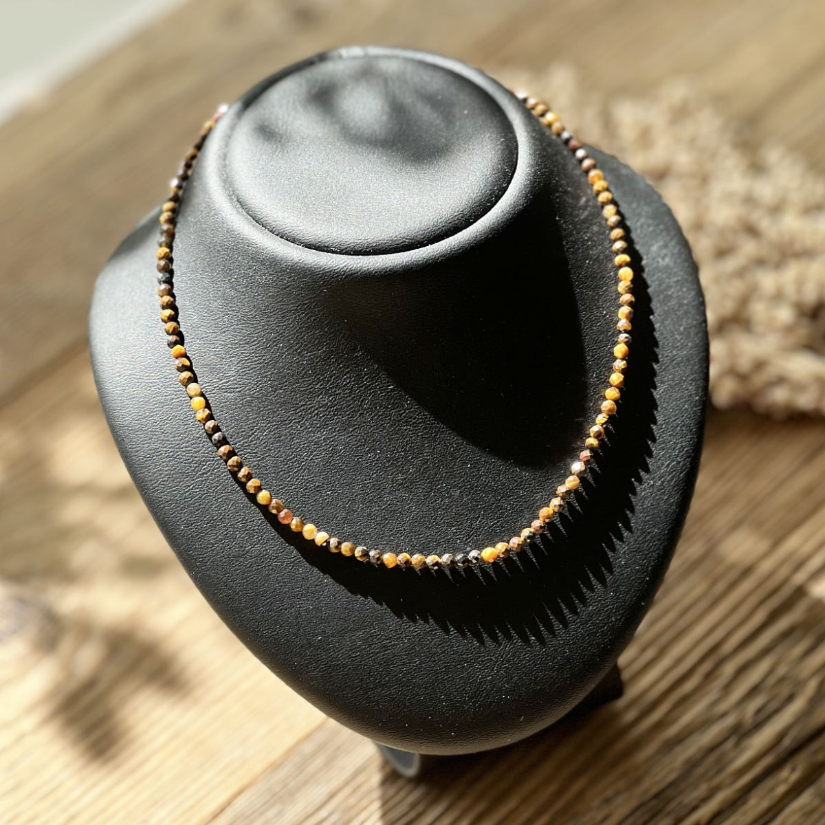 Tigerauge Perlenkette - DIY SPIRIT #