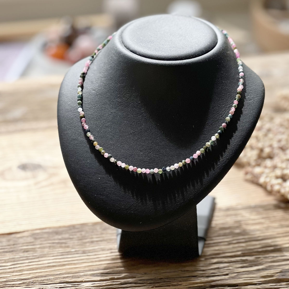 Turmalin (bunt) Perlenkette - DIY SPIRIT #