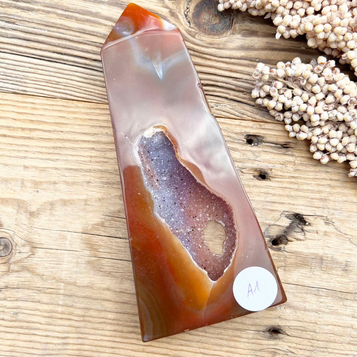 Karneol (Druzy) Spitze