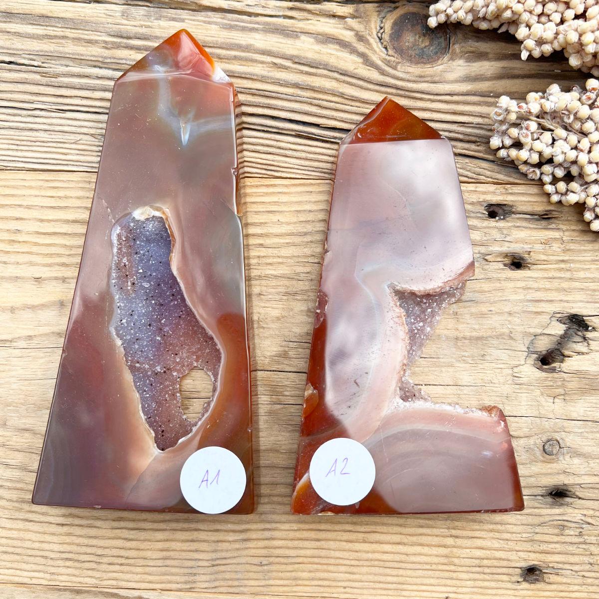Karneol (Druzy) Spitze