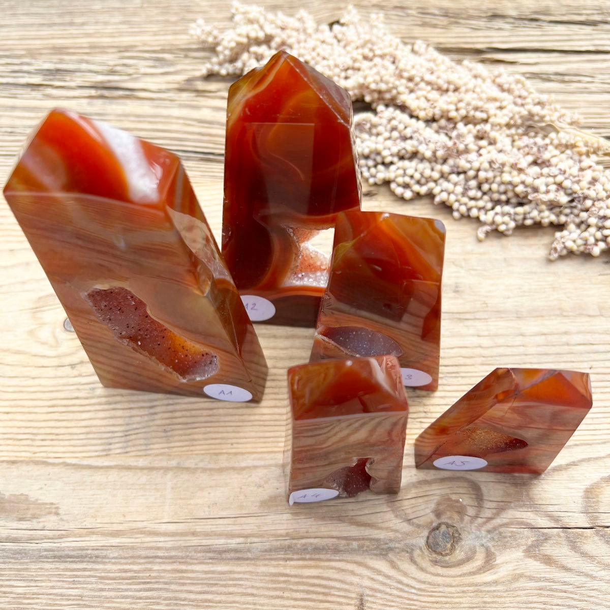 Karneol (Druzy) Spitze