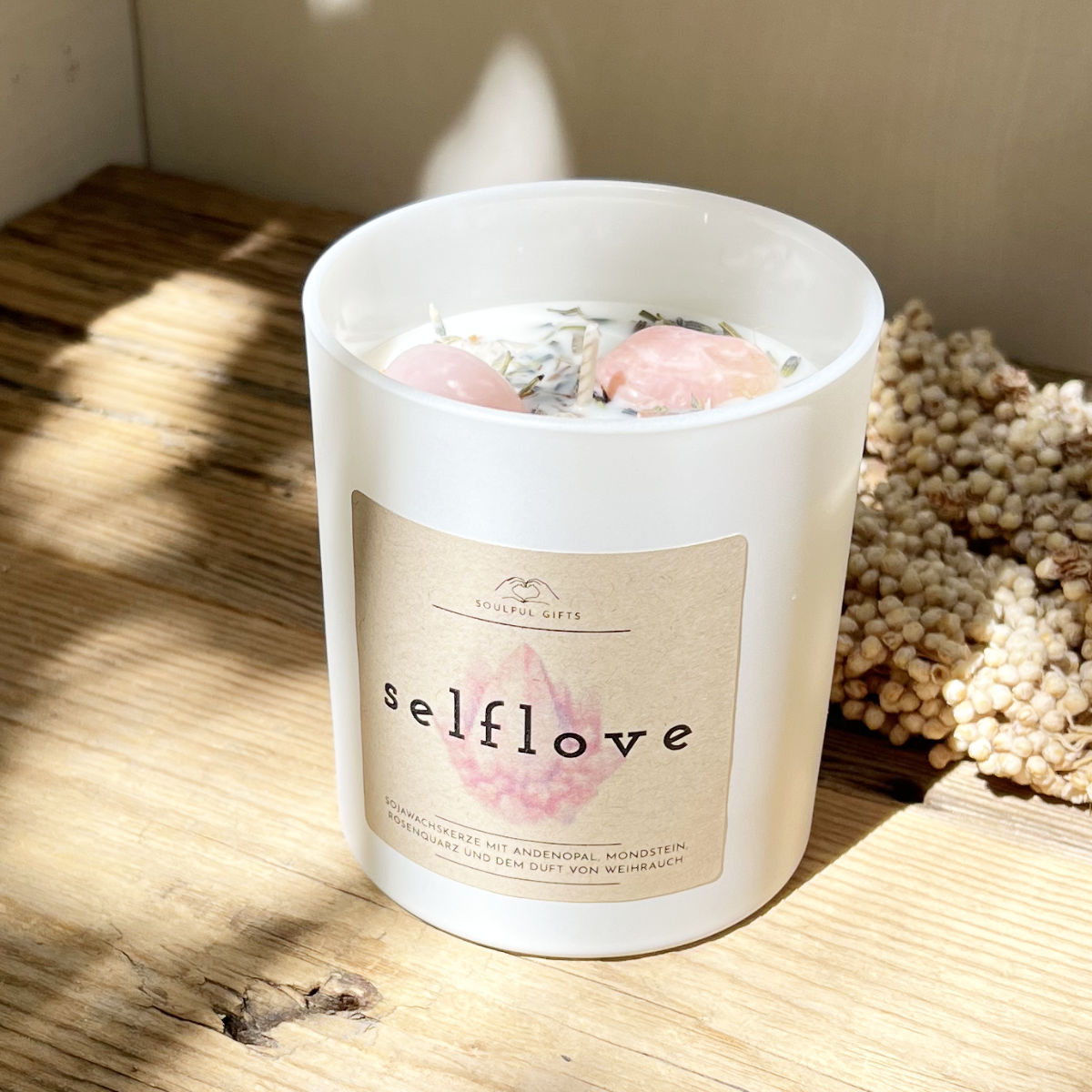 Kristallkerze Selflove - DIY SPIRIT #