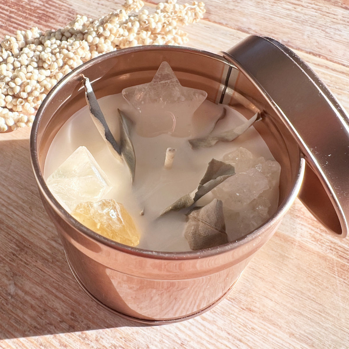 DIY Kristallkerze New Beginnings