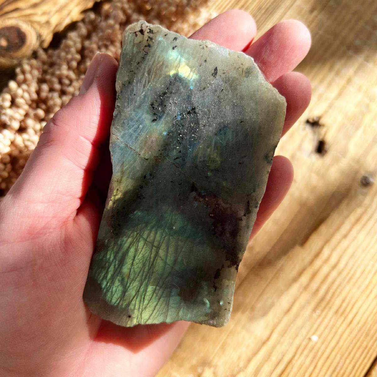 Labradorit Anschliff - DIY SPIRIT #