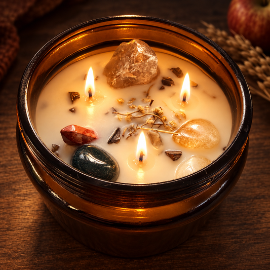 Mabon Kristallkerze