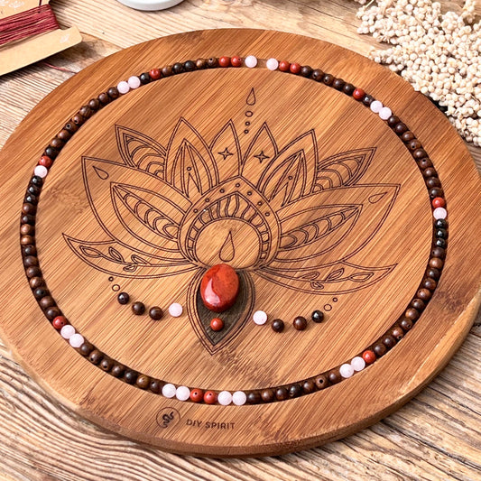 Perlenbrett / Malaboard (Bambus) - DIY SPIRIT #