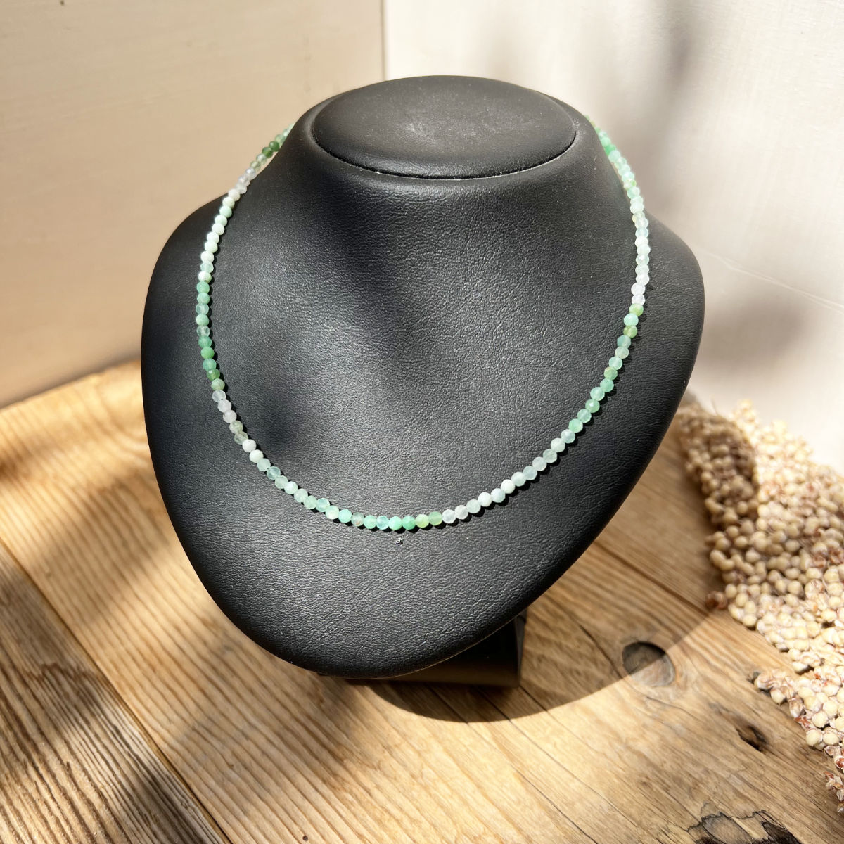 Chrysopras Perlenkette - DIY SPIRIT #