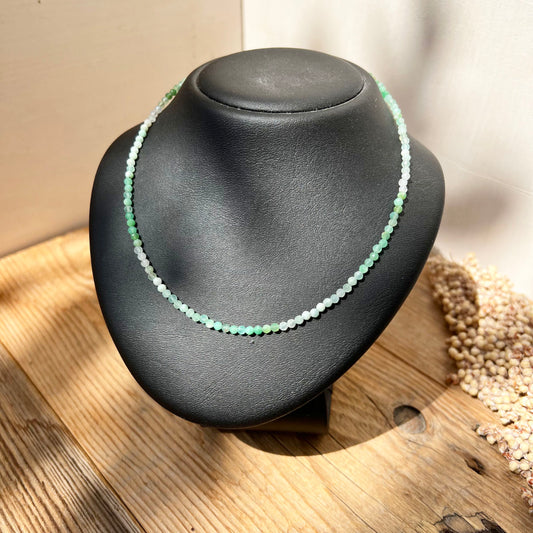 Chrysopras Perlenkette - DIY SPIRIT #