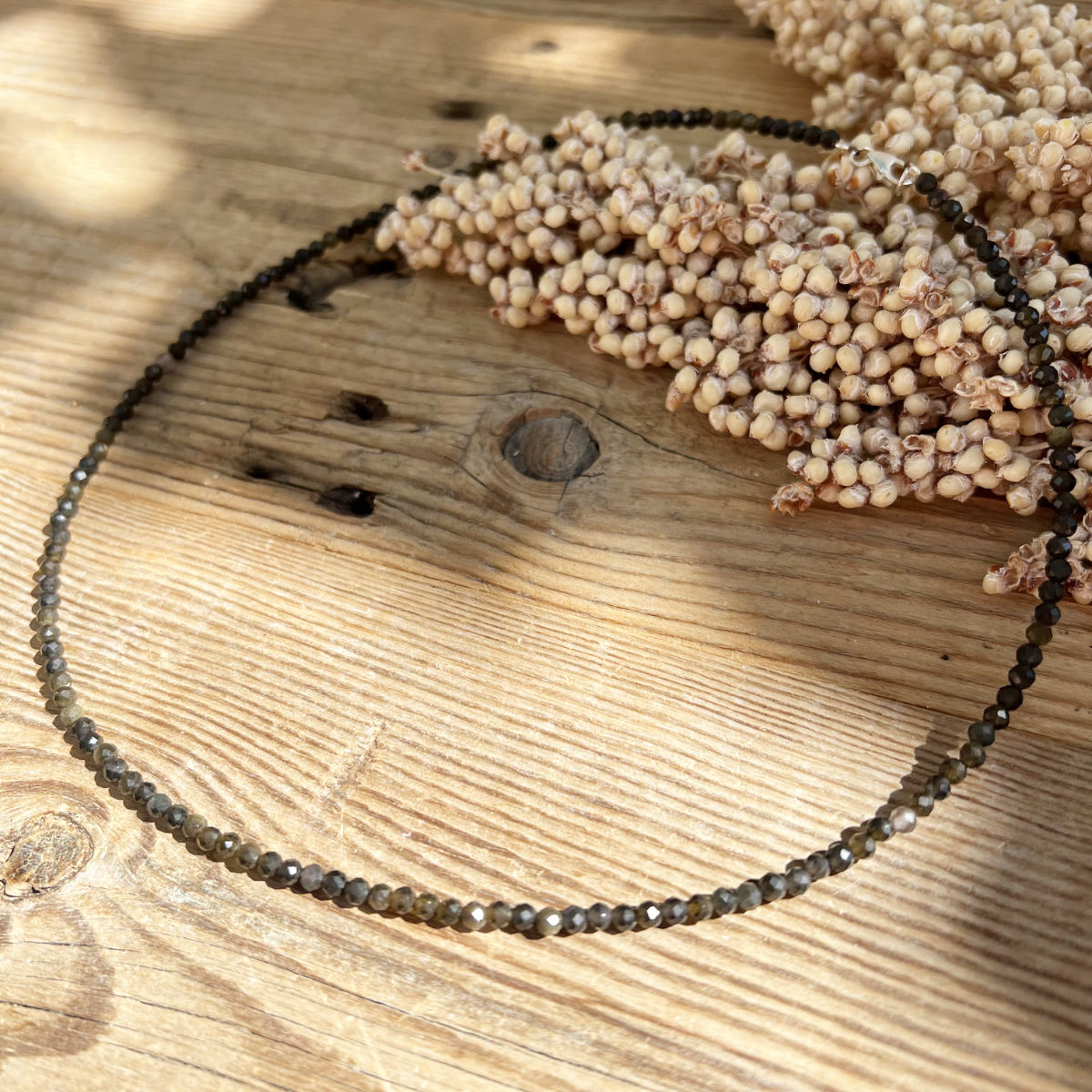 Goldobsidian Perlenkette - DIY SPIRIT #