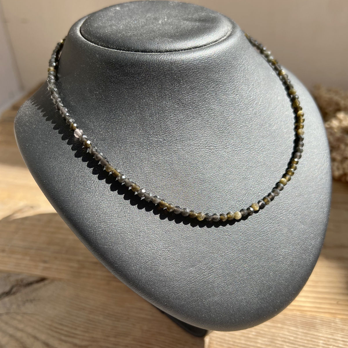 Goldobsidian Perlenkette - DIY SPIRIT #
