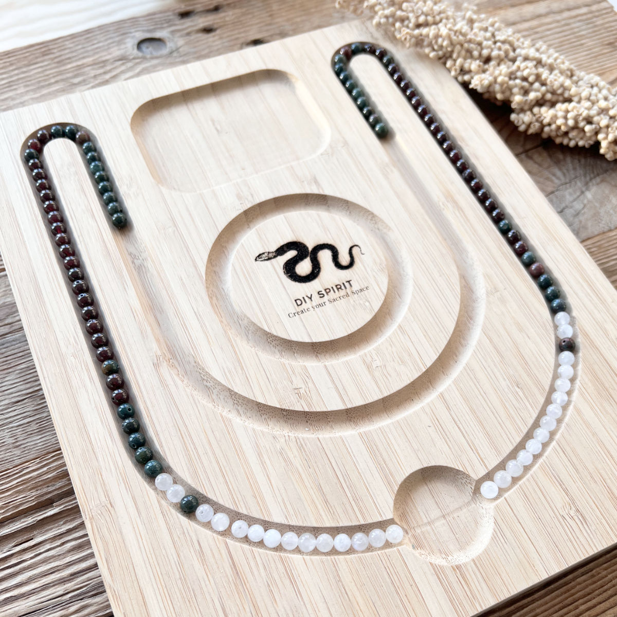 Sacred Womb Perlenset – Nahaufnahme der Perlen